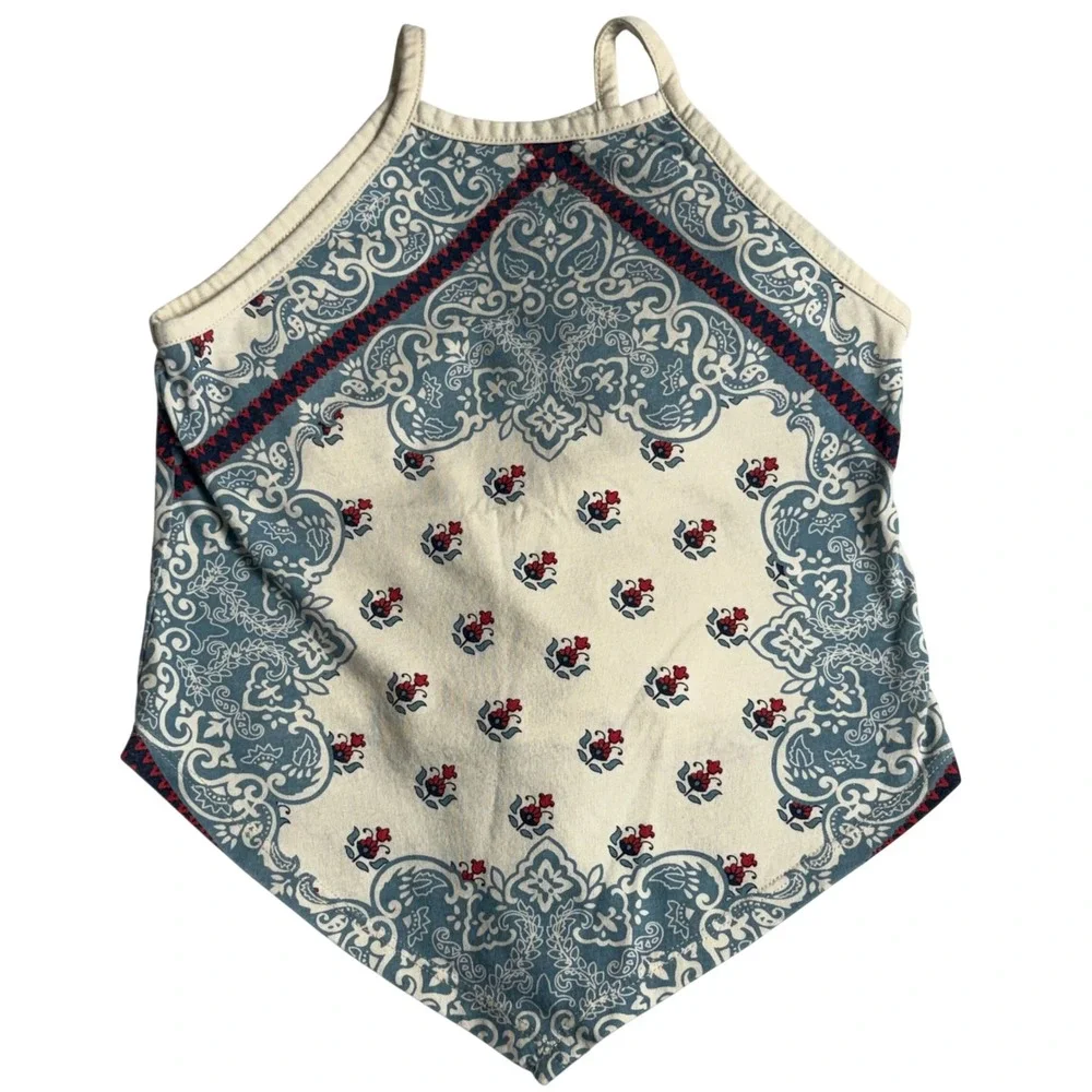 Rock & Roll Denim Top + Art Class Cargo Jeans Girls XS/10 Y2K Western Set